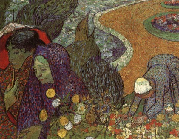 Vincent Van Gogh Ladies of Arles oil painting image